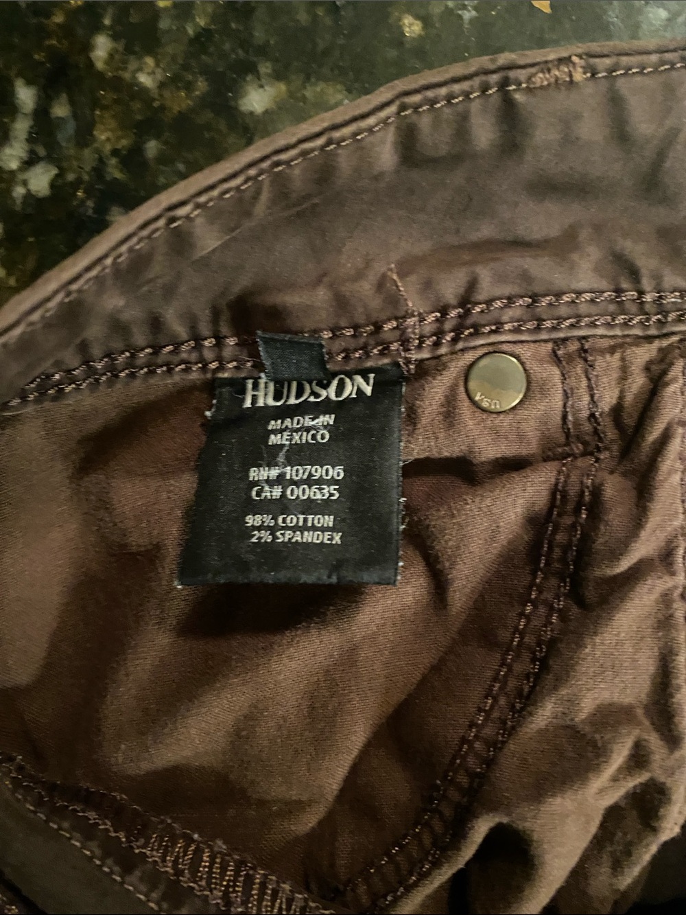 Hudson Nico Super Skinny Jeans, Antler Brown, Women's 29” x 31” - Picture 4 of 4